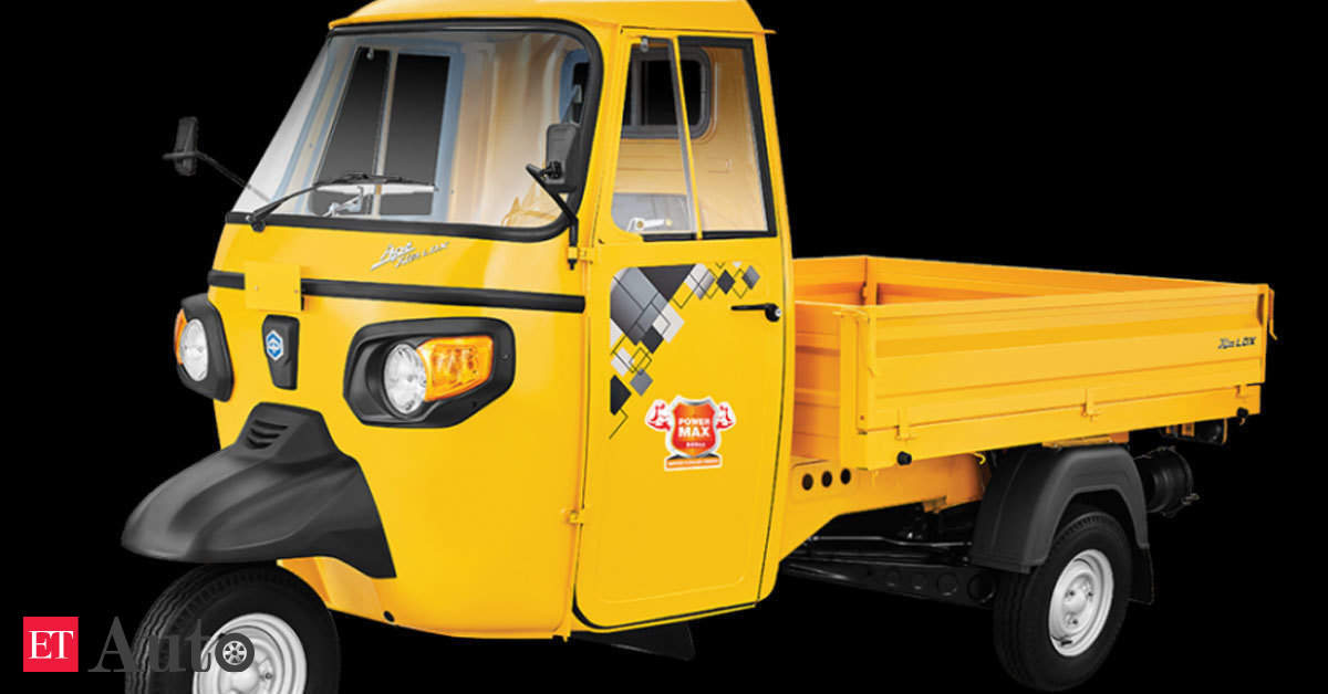 Electric Cargo Three Wheeler Piaggio Vehicles Enters E Cargo Three