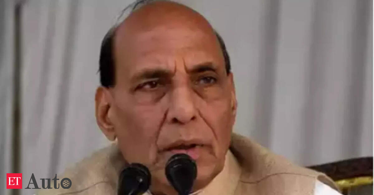 Indian economy witnessing V-shaped recovery due to Centre’s all-round efforts amid COVID-19, says Rajnath Singh – ET Auto