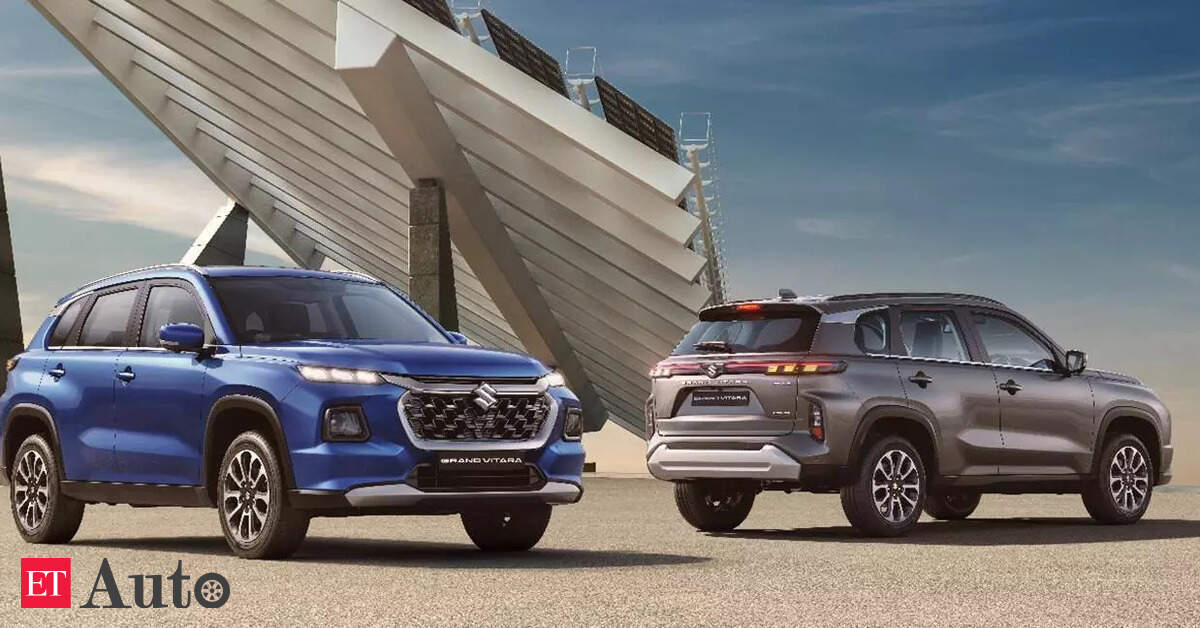Bookings for New Maruti Grand Vitara varaint bear out consumer bent for hybrids; SUV sells 4,800 units in debut month – ET Auto