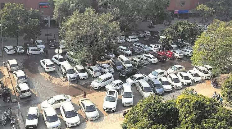 <p>parking fees are being charged at commercial rates on their private vehicles (INR 60 per hour instead of INR 20).</p>