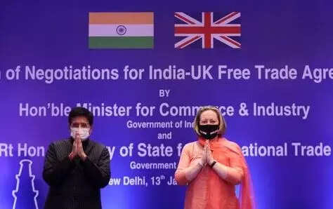 <p>A deal between India and the United Kingdom is crucial for New Delhi, which hopes to become a bigger exporter, while the UK would get wider access for its whisky, premium cars and legal services.</p>