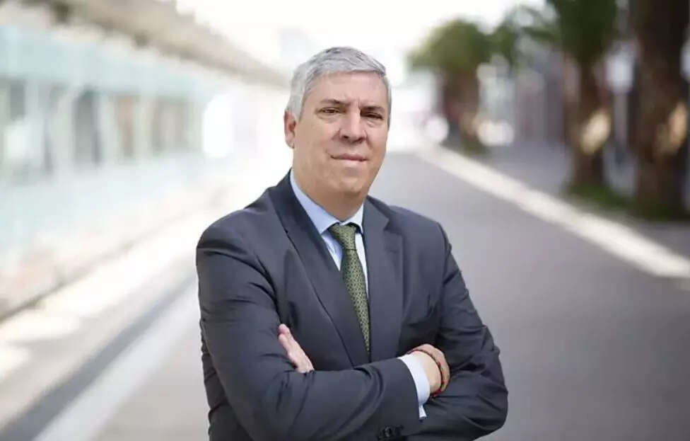 <p>The new chief executive, Vicente de los Mozos</p>