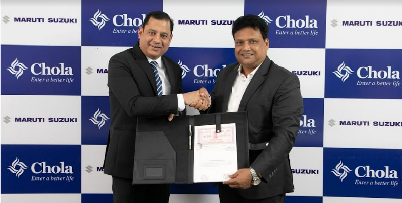 <p>The MoU was signed in the presence of Bhuvan Dheer, Executive Vice President — Sales &amp; Network, and Vishal Sharma, General Manager — Allied Business from Maruti Suzuki; and Ravindra Kundu, Executive Director from Chola, along with other senior members from both the organisations.<br><em></em></p>