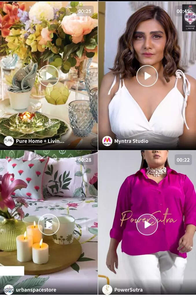 <p>Screenshot of Myntra's new feature 'Myntra Mini.' (Credit- Myntra)<em></em></p>