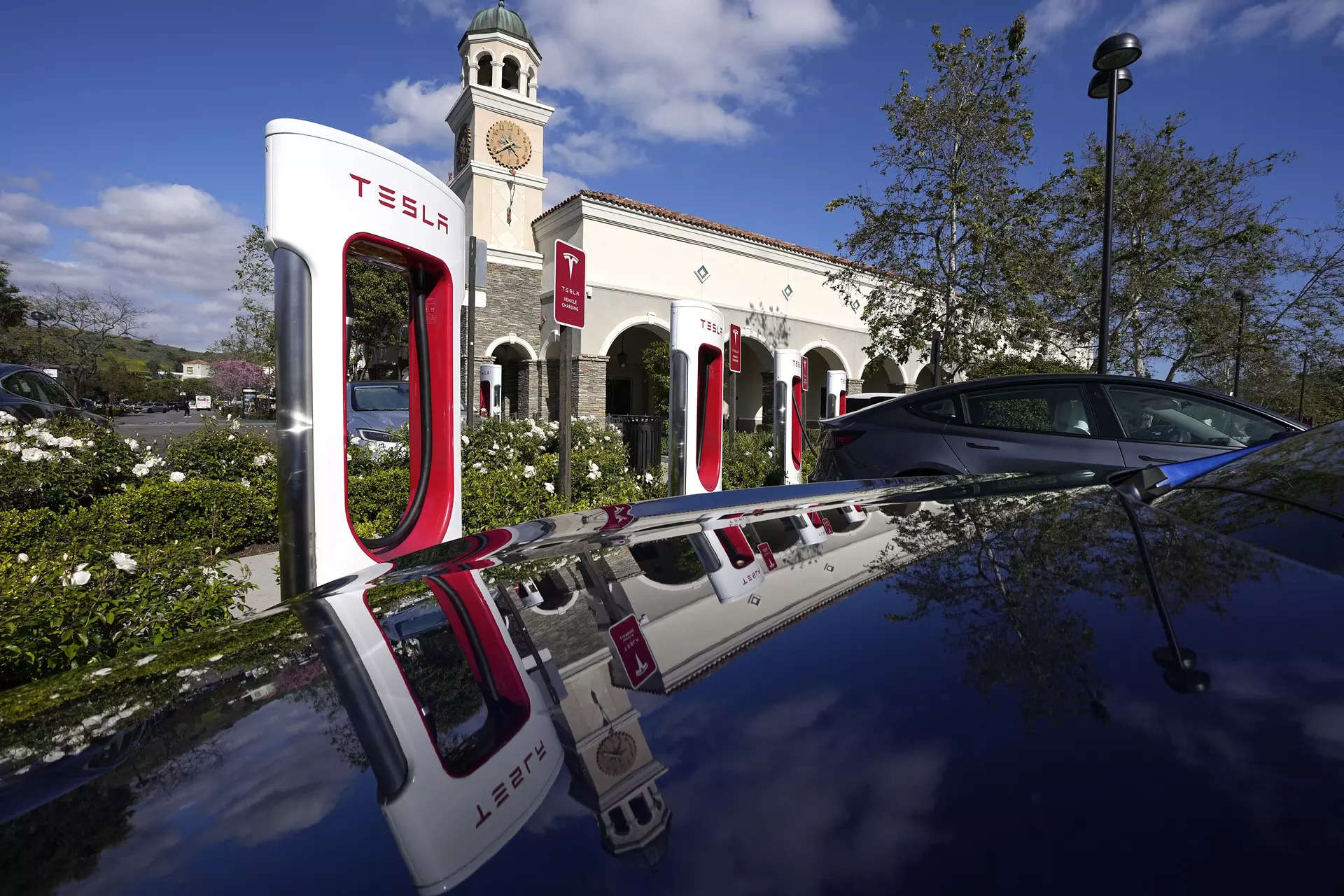 Blink tesla online charging