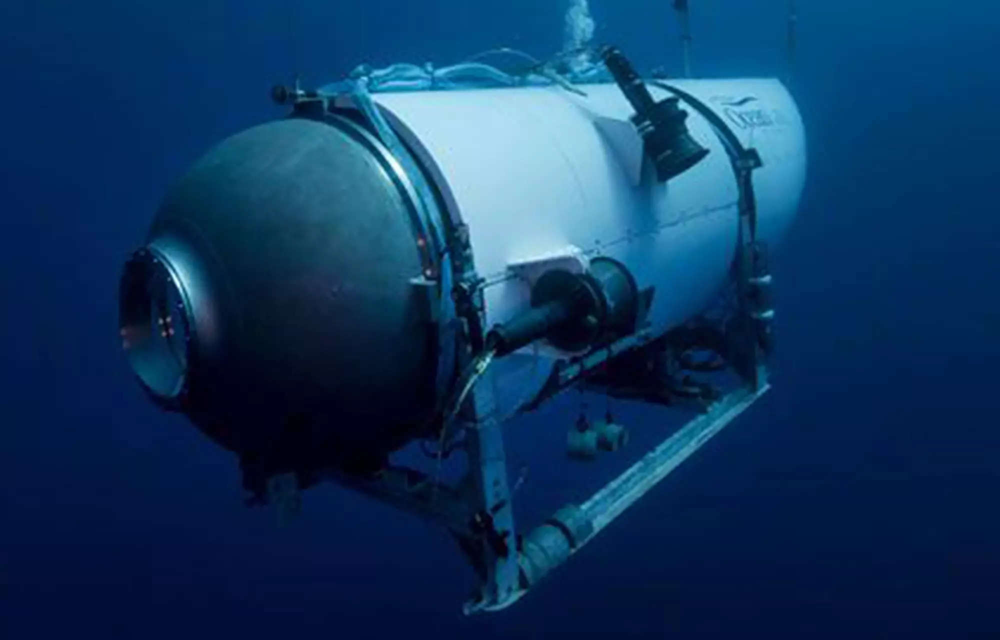 <p>FILE - This undated image provided by OceanGate Expeditions in June 2021 shows the company's Titan submersible.  (OceanGate Expeditions via AP, File)</p>