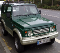 <p>The Jimny as Samurai in Germany and</p>