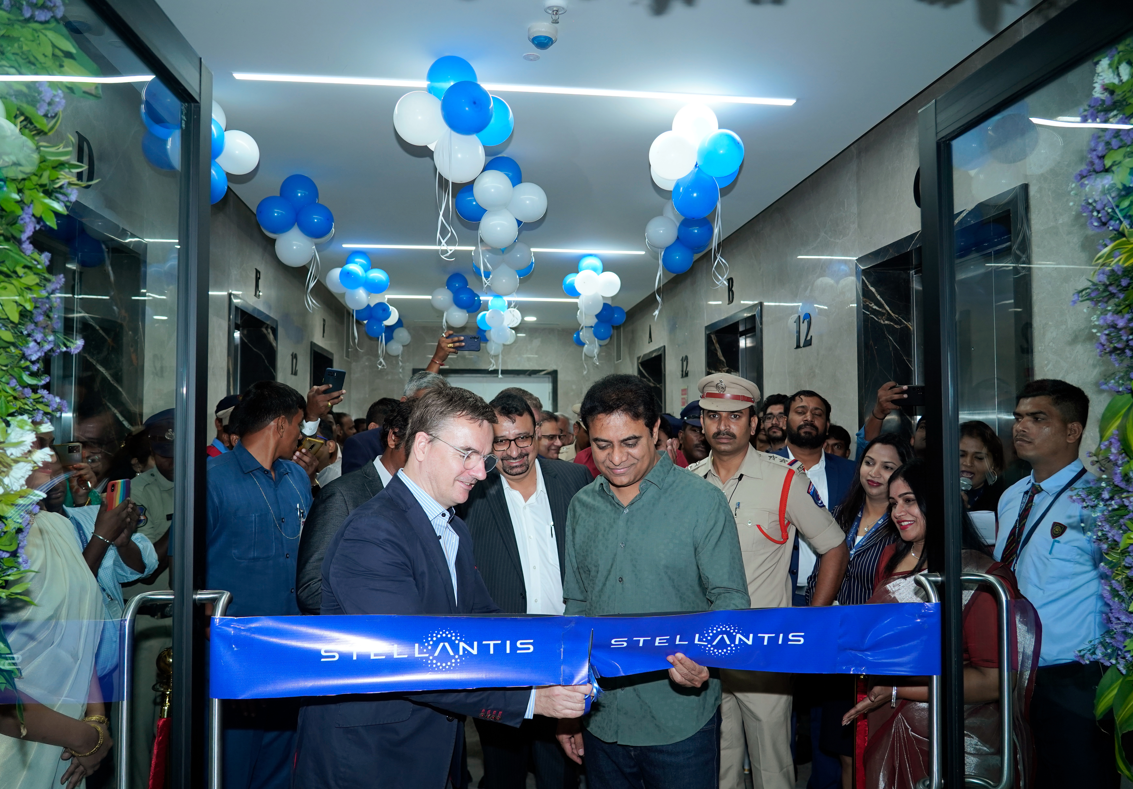 <p>The new facility was inaugurated by leaders from Stellantis, officials from the Government of Telangana including K T Rama Rao, Minister for Industries &amp; Commerce.</p>