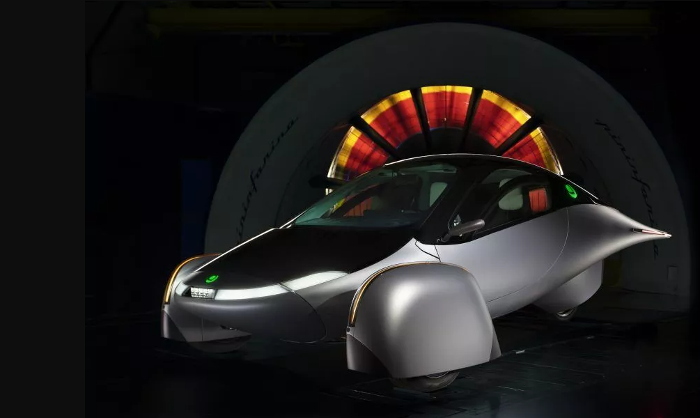 <p>Aptera is developing an aerodynamic car with three wheels, a high-efficiency motor, and a unique teardrop design. </p>