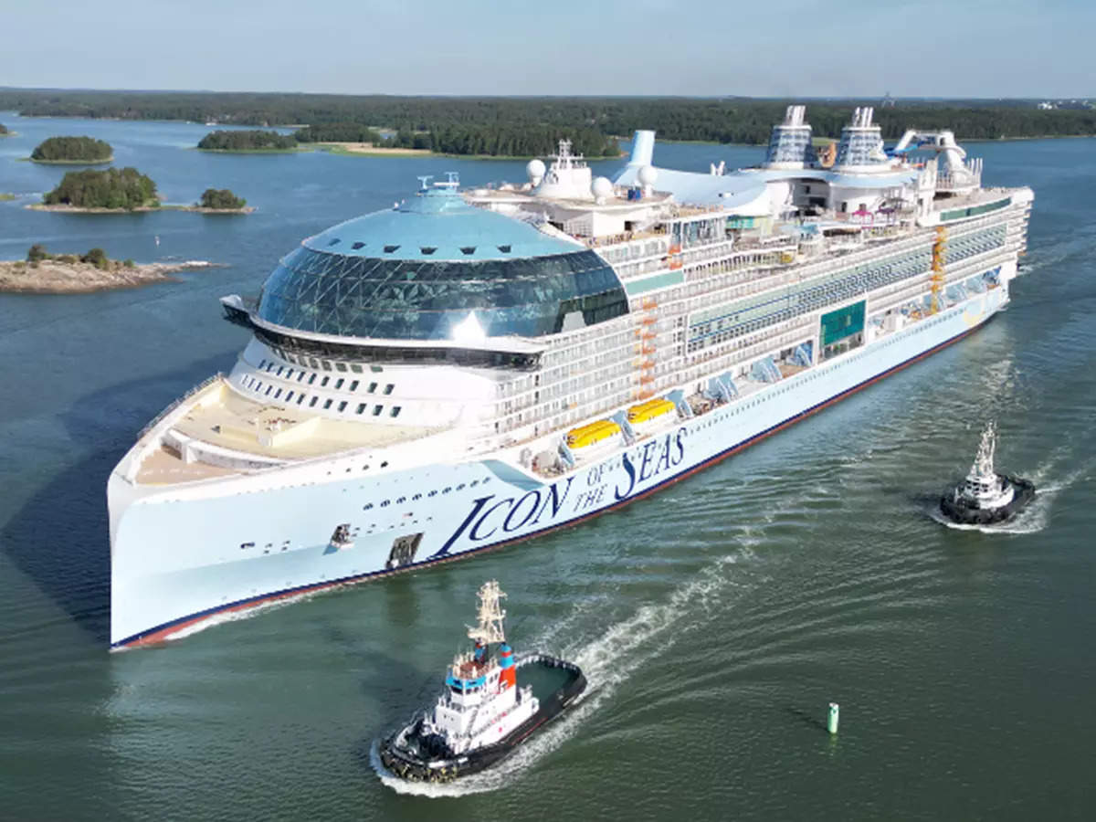 <p>The world's largest cruise ship, Icon of the Seas, officially sailed the open ocean for the first time after completing its first sea trials in Turku, Finland on June 22.<br /><br /></p>
