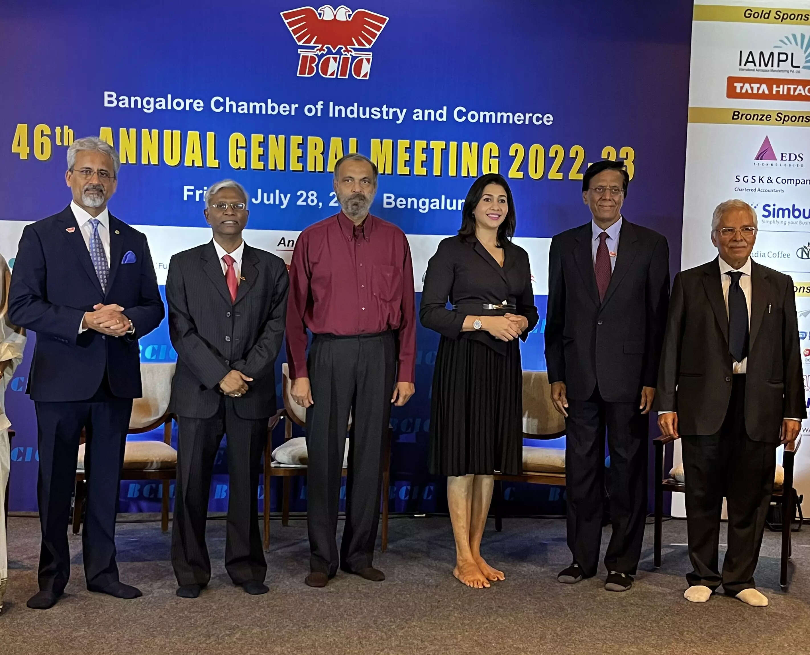 <p>The AGM was graced by past presidents, along with other eminent dignitaries from various industry sectors.</p>