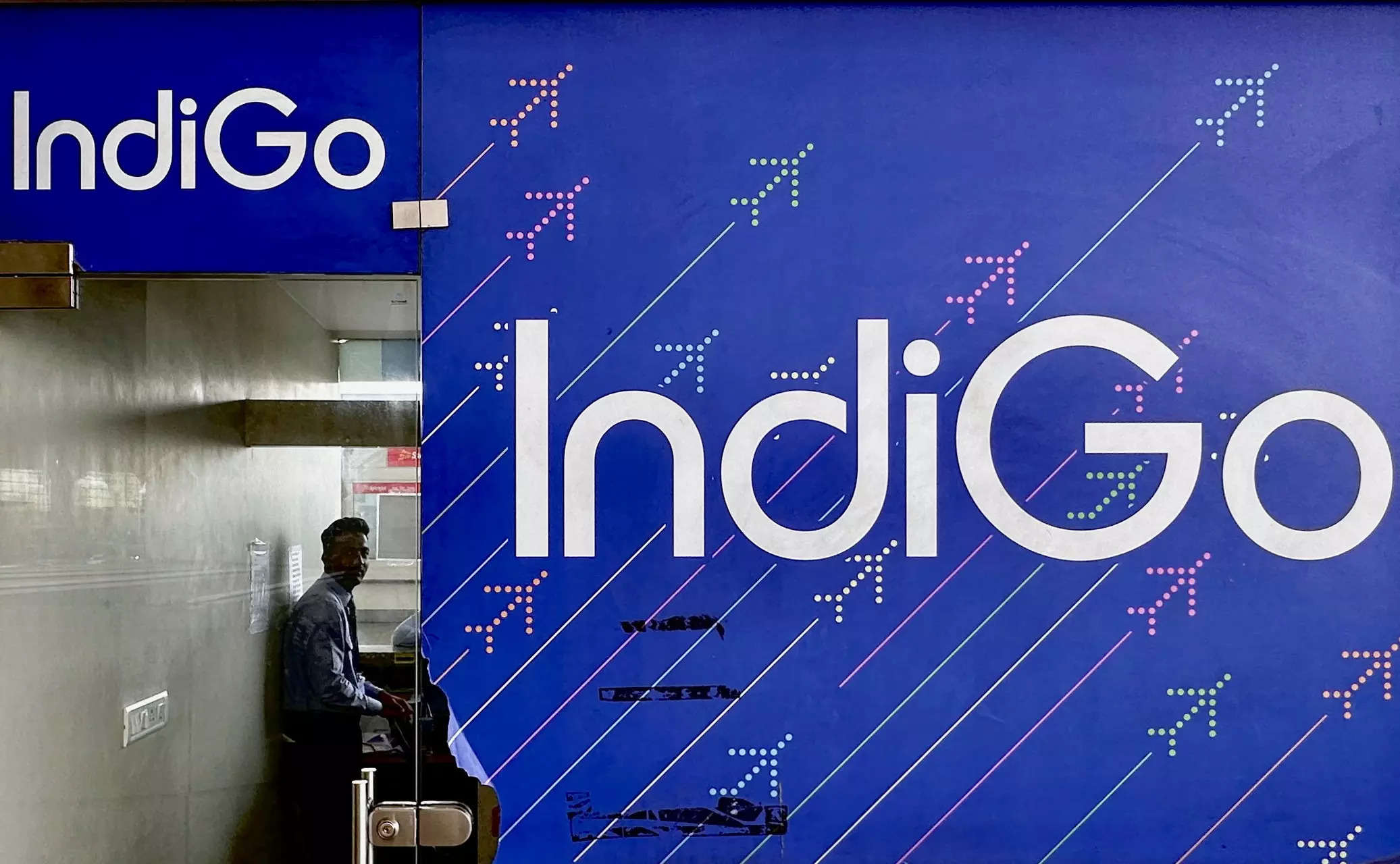 <p>A person is seen inside an IndiGo airlines ticketing office at Chhatrapati Shivaji International airport in Mumbai, India, May 30, 2023. REUTERS/Francis Mascarenhas/File Photo</p>