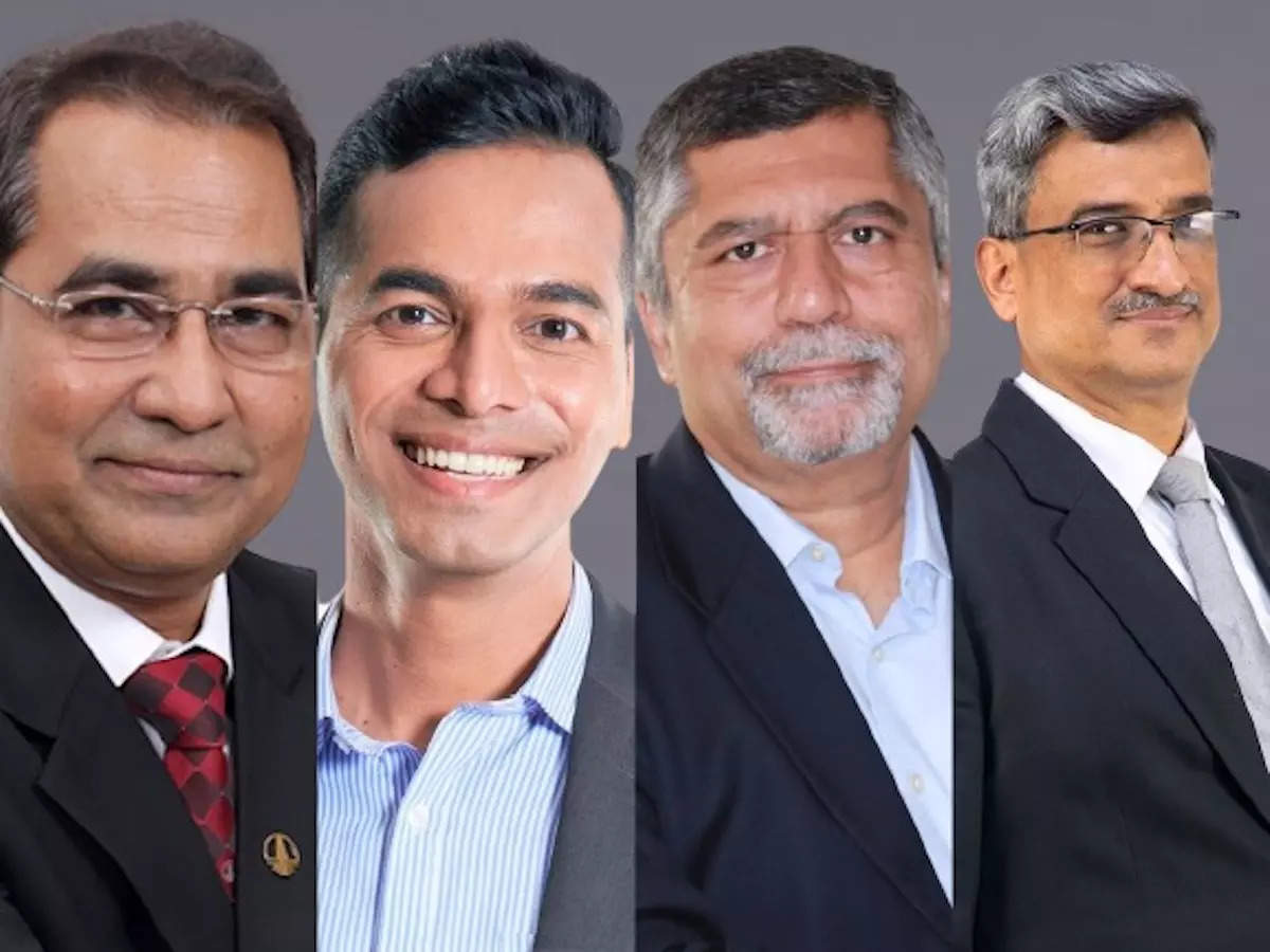 <p>(From L-R) Manish Patil, a Mechanical Engineer and Director - HR, ONGC; Shiv Kumar, a Mechanical Engineer and HR Head, Merck India; Suresh BR, a Mechanical Engineer and Country Head - HR, Bosch India; Shishir Agarwal, an Electronics Engineer and CHRO, PNB MetLife</p>