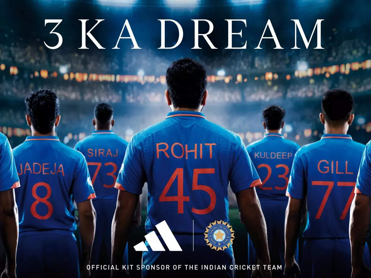 3ka Dream hai apna': Team India's ODI World Cup 2023 jersey