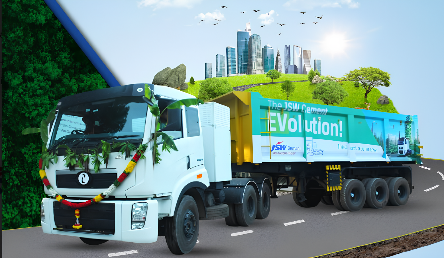 <p>JSW Cement has procured the current electric trucks from Murugappa Group. </p>