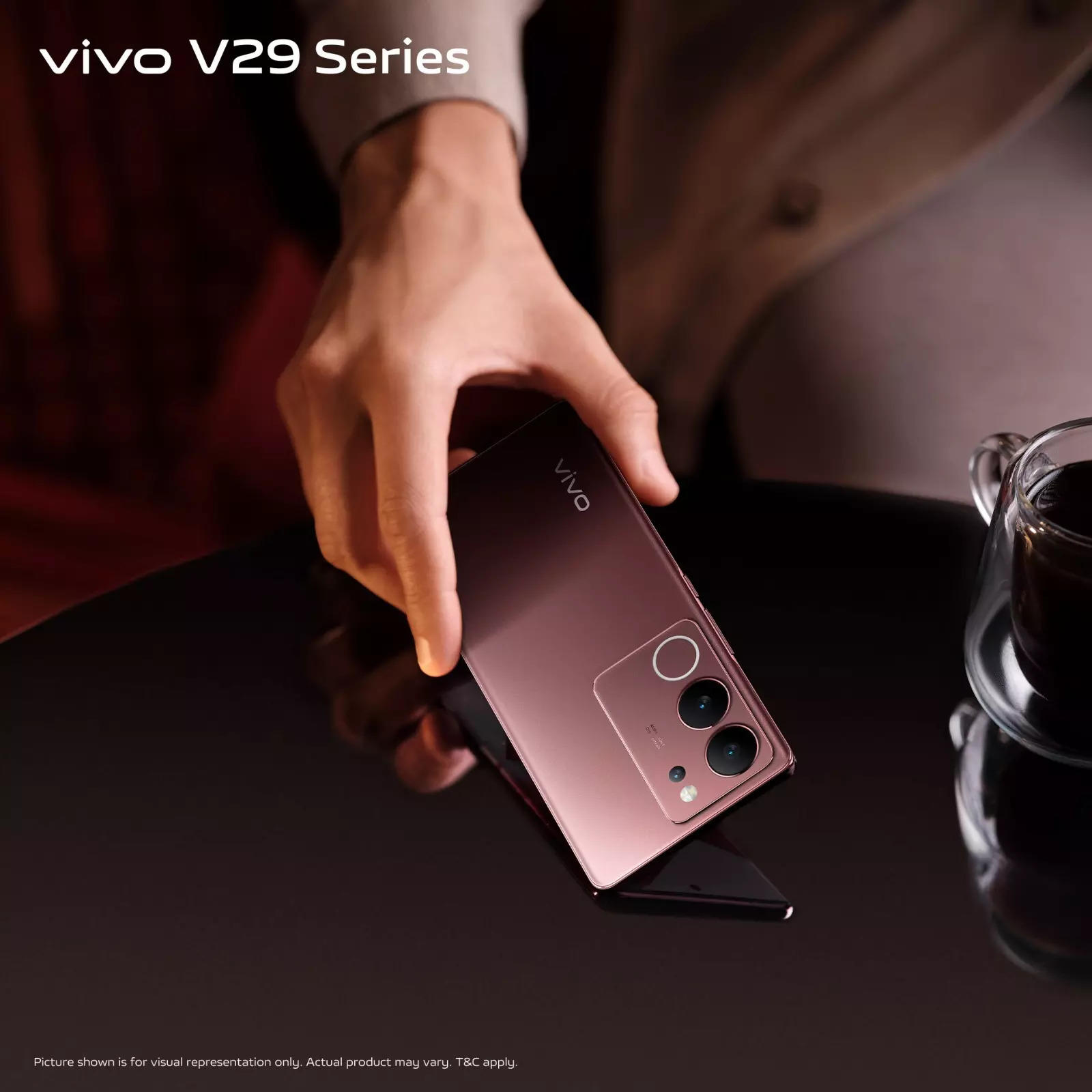Vivo V29 5G (RED, RAM 8GB 128GB) 6.78 50MP Camera 778G Processor 4600mAh