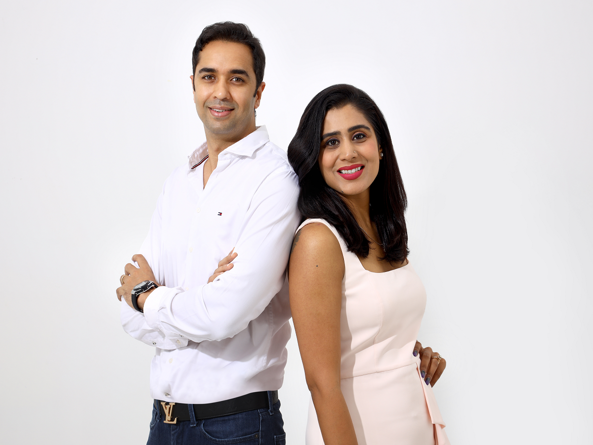 <p>Mamaearth cofounders Varun Alagh (left) and Ghazal Alagh</p>