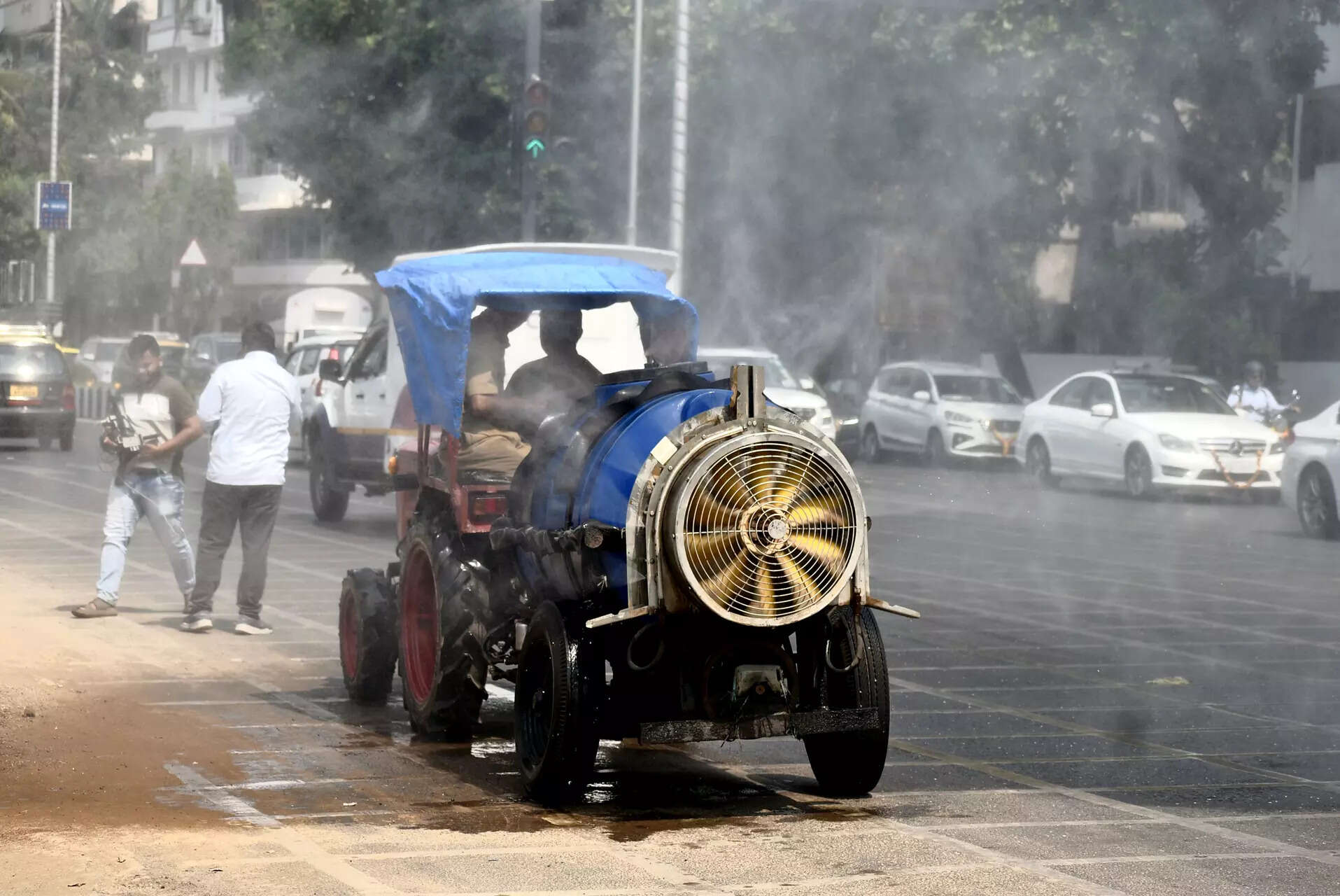 <p>MPCB whose technical staff carried out calibration of the AQI monitoring system and it was learnt that the AQI 330 was displayed as an average of 24 hours monitoring of air pollution.</p>