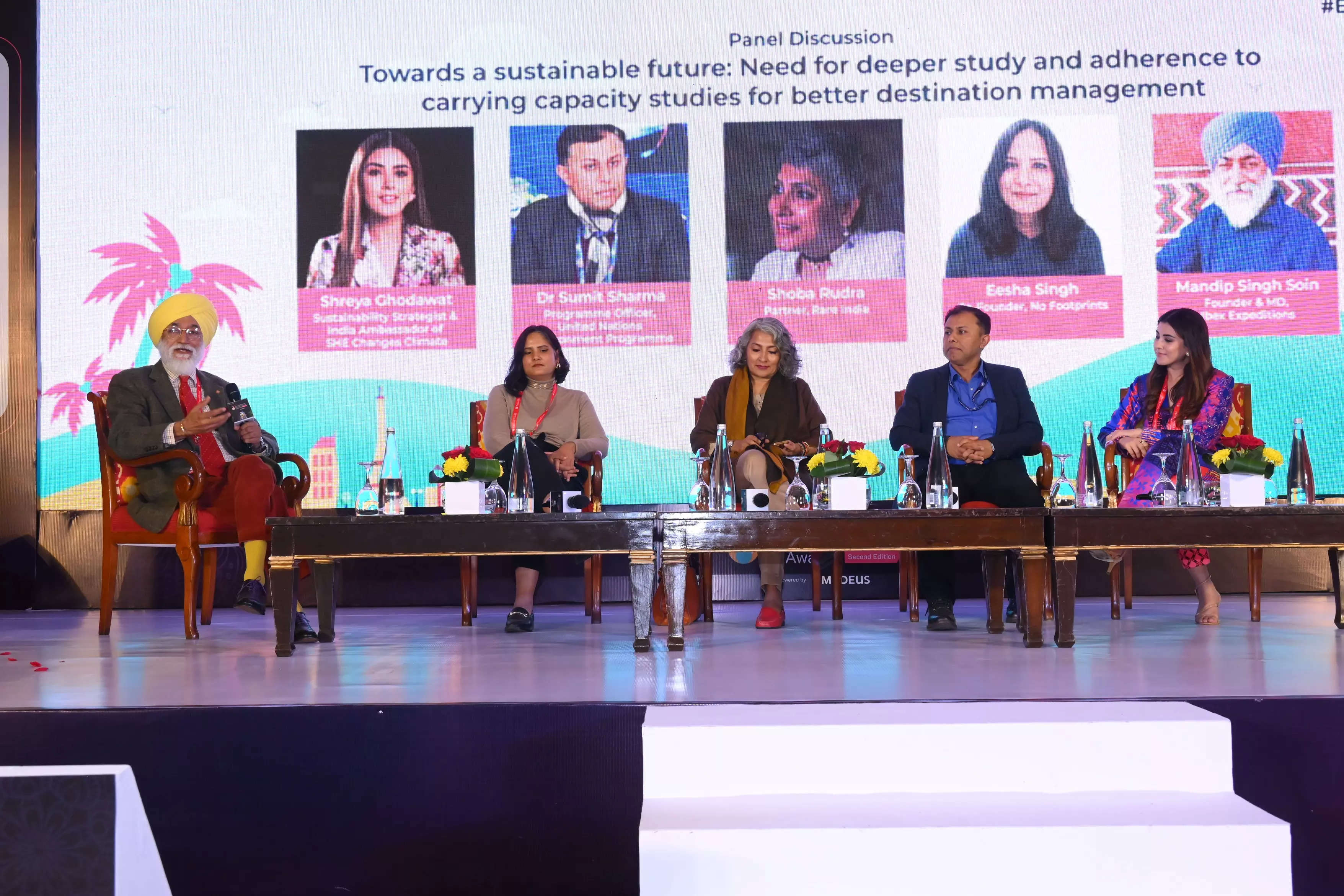 <p>ET Panel discussion: Towards a sustainable future: Need for deeper study and adherence to carrying capacity studies for better destination management</p>