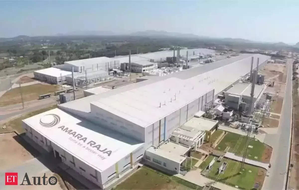 <p>Amara Raja group's advanced chemistry cell gigafactory and battery pack assembly unit being set up in Mahbubnagar district.</p>