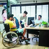 <p>There are 30 million disabled Indians</p>