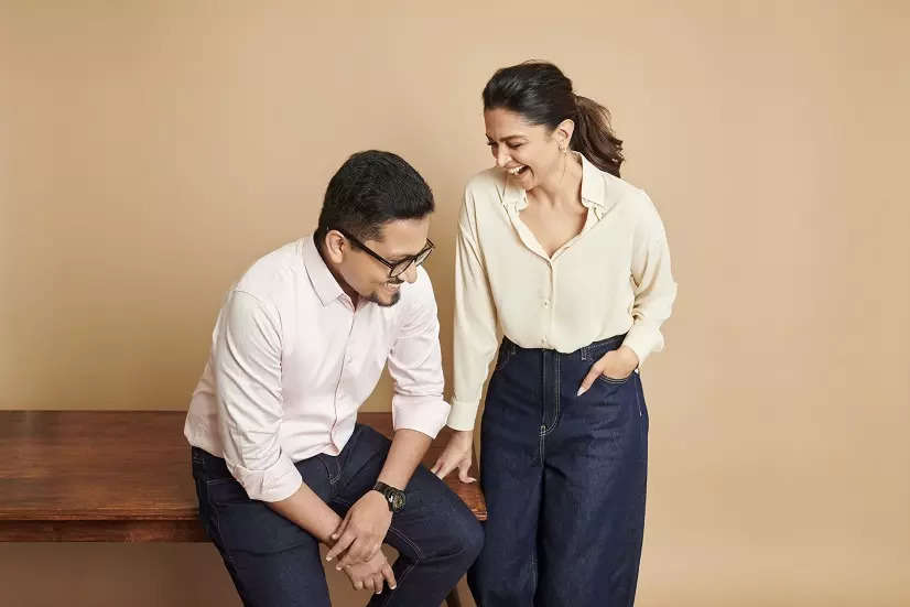 <p>Deepika Padukone and Jigar Shah, Co-Founders, 82°E</p>