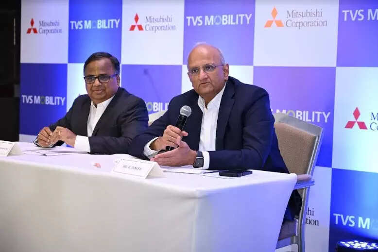 <p>The deal, which is subject to regulatory approval, involves an initial investment of INR 300 crore for a 32% stake in TVS Mobility from Mitsubishi Corporation. </p>