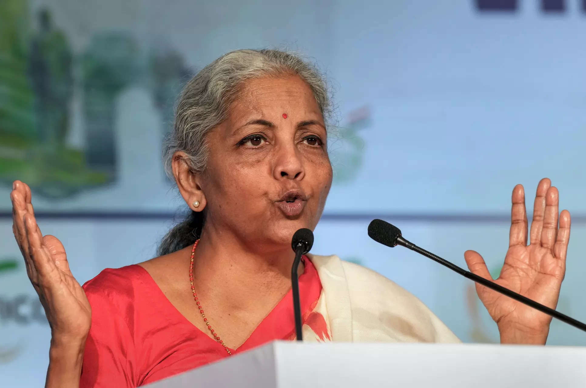 <p>Nirmala Sitharaman, Finance Minister </p>