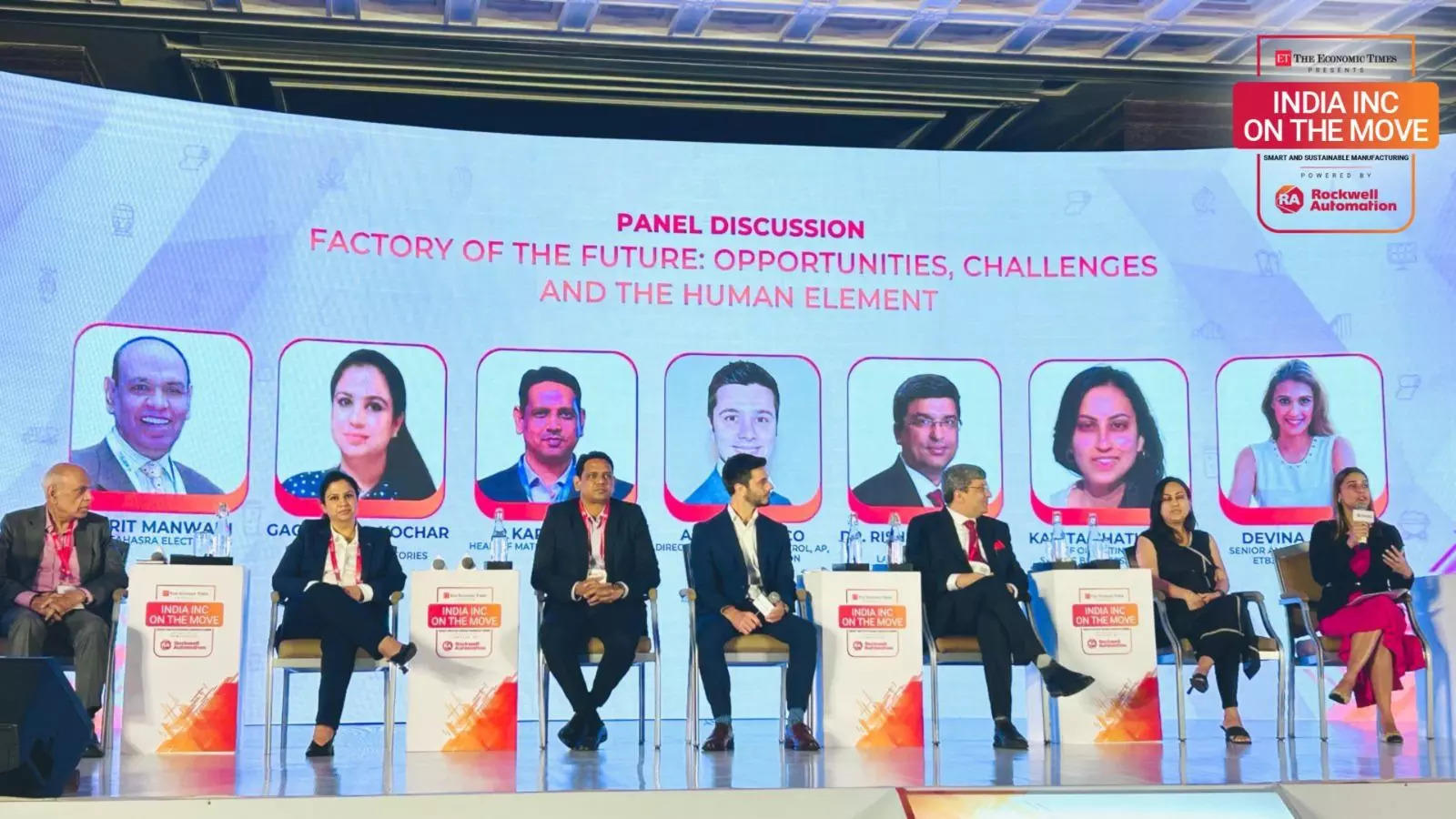 <p>Panel discussion on 'Factory of the Future: Opportunities, Challenges and the Human Element.'</p>