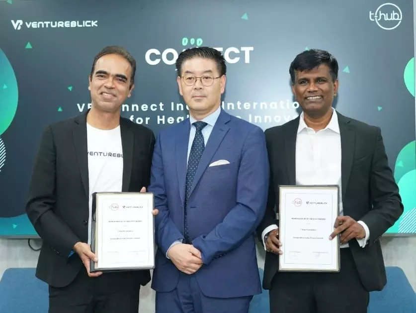 <p>VentureBlick and T-Hub announced their shared goal towards the global expansion of Indian healthcare startups on Thursday.</p>