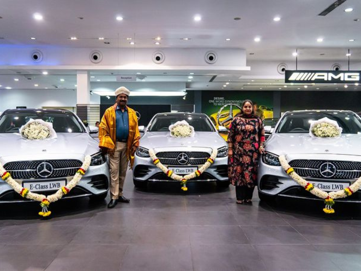 <p>Each of the E-Class sedans chosen by Ramesh Babu is the long-wheelbase (LWB) 220d variant, equipped with a potent 2.0-liter four-cylinder diesel engine.</p>