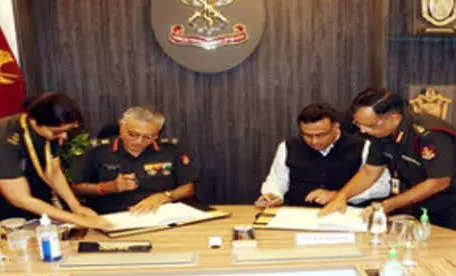 <p>The MoU was signed by Director General Armed Forces Medical Services Lt Gen Daljit Singh and Officiating Director, IIT Kanpur Prof. S. Ganesh.</p>