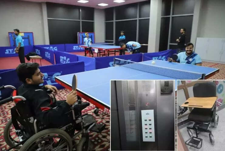 <p>Height-adjustable tables, elevated wheelchair are making labs and experiments more accessible; accessible e-cart acquired; ramps in classrooms, braille signage in lifts, braille name plates are in use.</p>