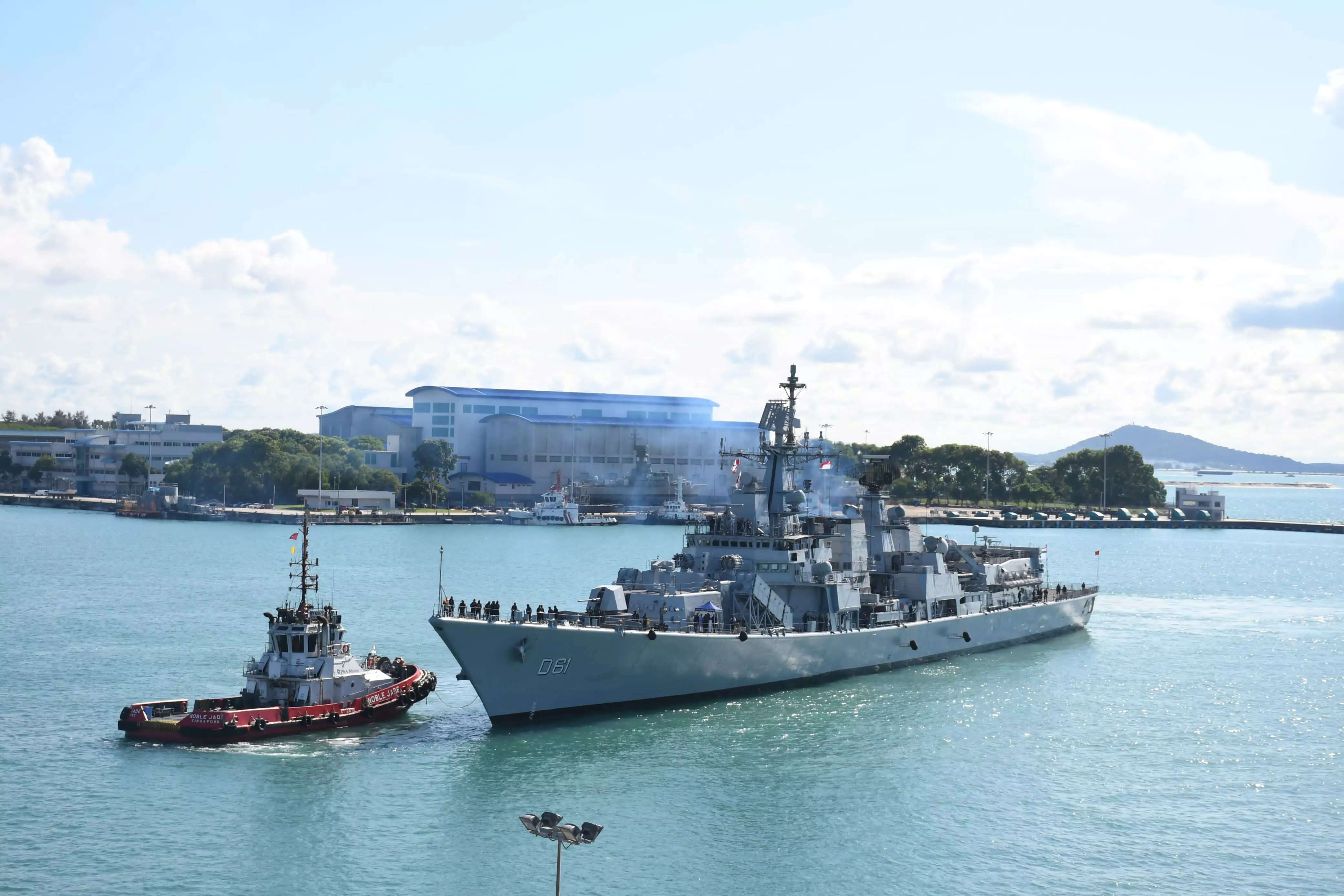 <p>The visit is part of the operational deployment of the Indian Navy's Eastern Fleet to the South China sea.</p>