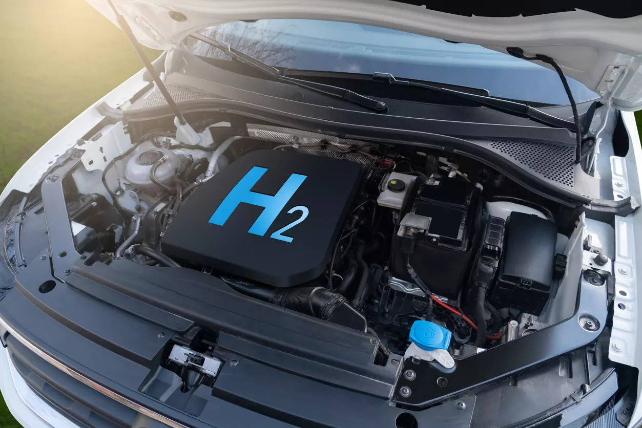 <p>Hydrogen cars work thanks to the cleanest form of the gas combining with oxygen in a fuel cell to generate electricity. The only waste emitted is water vapour.</p>