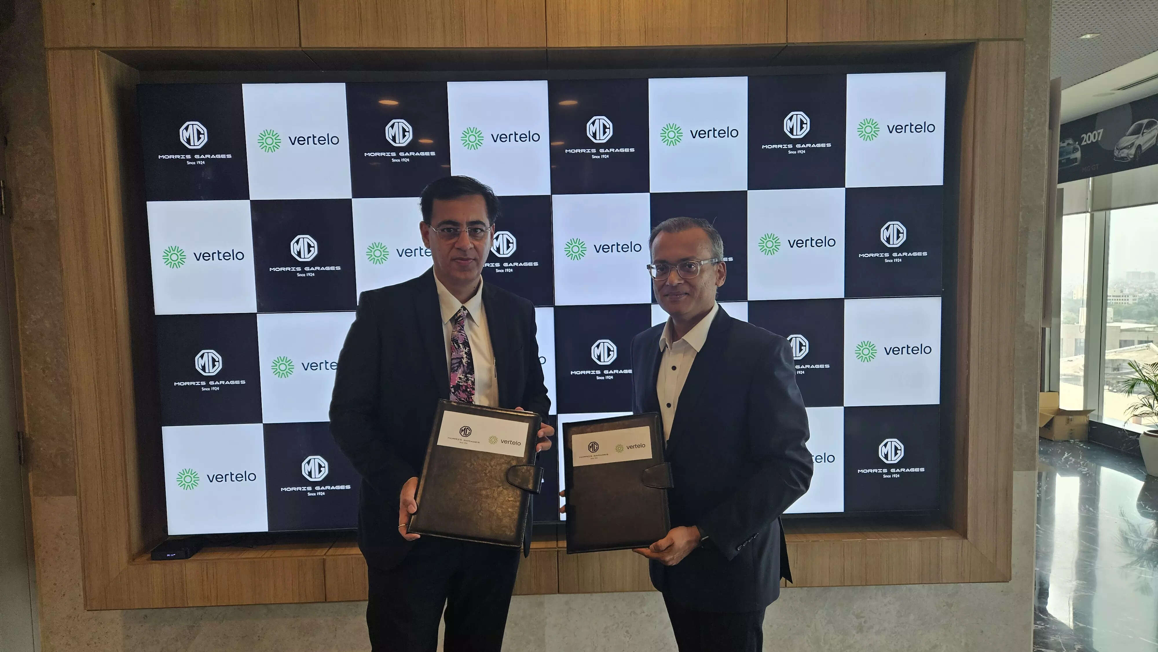 <p>Gaurav Gupta, Chief Growth Officer, MG India &amp; Sandeep Gambhir, Chief Executive Officer, Vertelo</p>