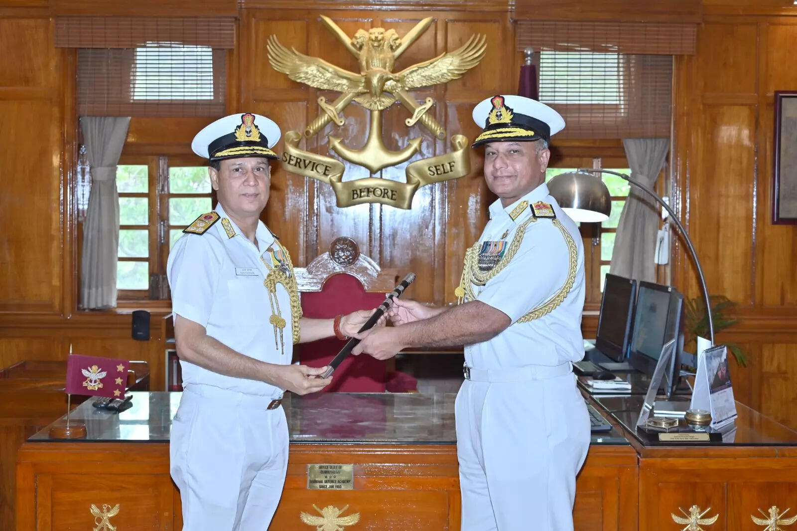 <p>Vice Admiral Gurcharan Singh assumed the appointment of Commandant, National Defence Academy, on 25 May, from Vice Admiral Ajay Kocchar. </p>