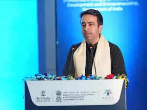 <p>Union Minister of State for Skill Development and Entrepreneurship Jayant Chaudhary</p>