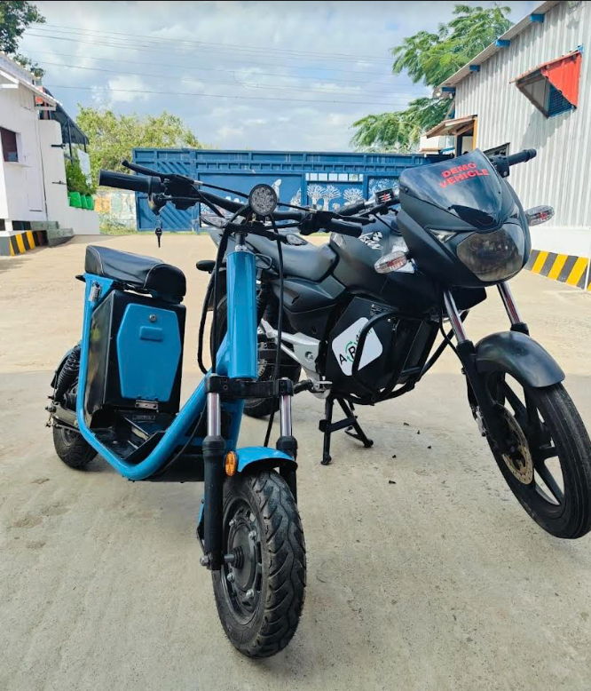 <p>Sivasankari Panneer founded AR4 Tech in 2018, focusing on affordable electric two-wheelers for rural markets.</p>