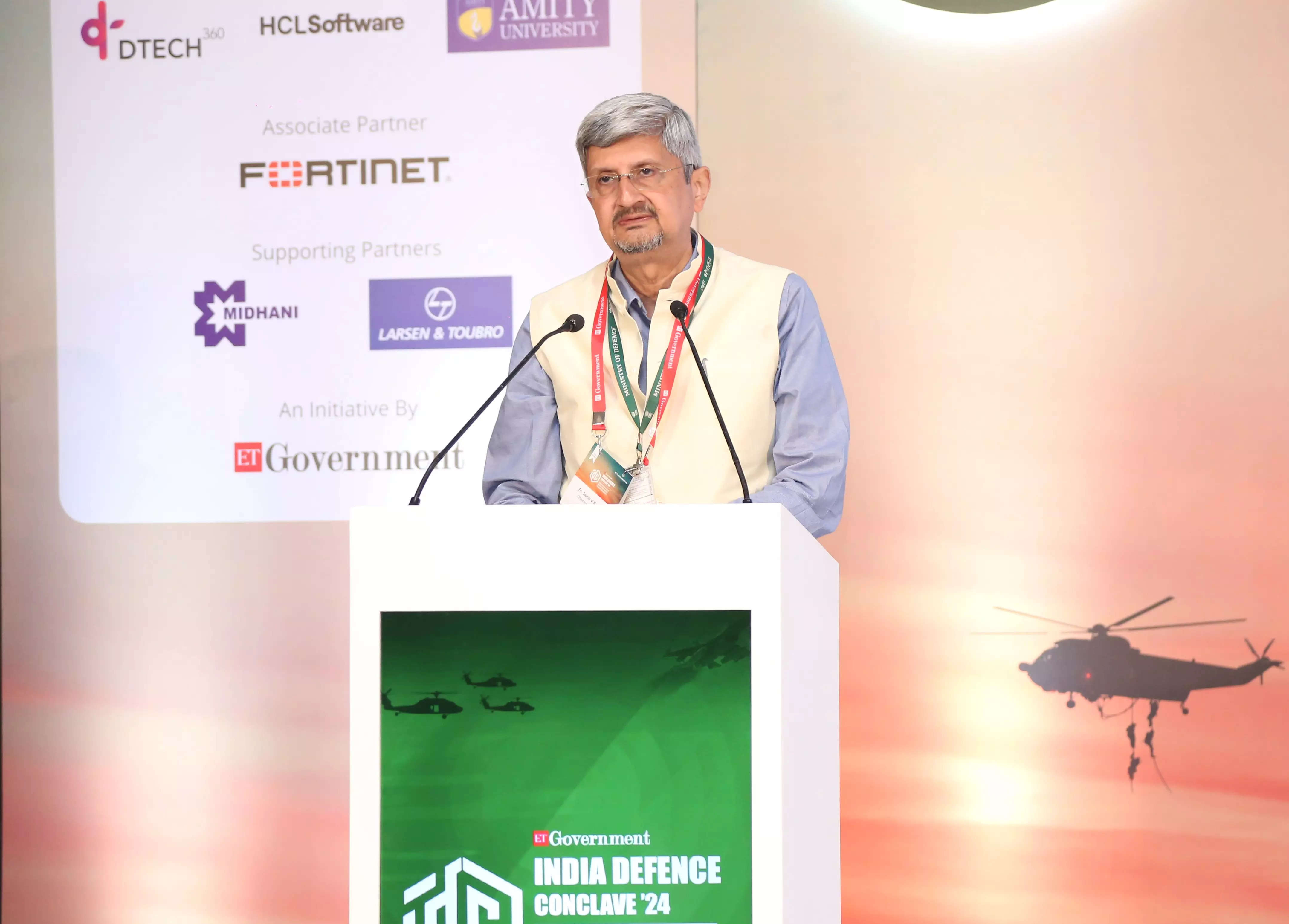 <p>“We expect the DRDO CoEs to grow into the MITs and Stanfords of the world and create an ecosystem of innovation around them. We have recently come up with a policy to enable startups to engage with these CoEs and deliver the desired results. This is one initiative that we have taken to energize the ecosystem of defence R&D”: Dr. Samir V. Kamat.</p>