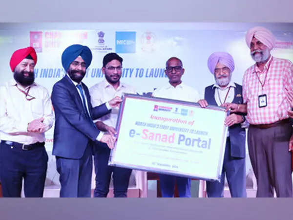 <p>Chandigarh University becomes North India's first university to launch MEA's e-Sanad portal to help students in hassle-free document verification</p>