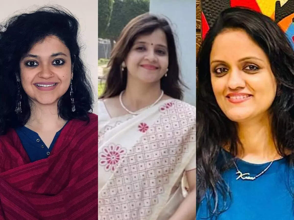 <p>(L-R) Dr Megha Gupta, Assistant Professor, IIM-Mumbai; Dr Sunaina Kuknor, Assistant Professor, Symbiosis Institute of Business Management, Pune; Kusum Sharma, PhD Scholar, Tata Institute of Social Sciences, Mumbai</p>