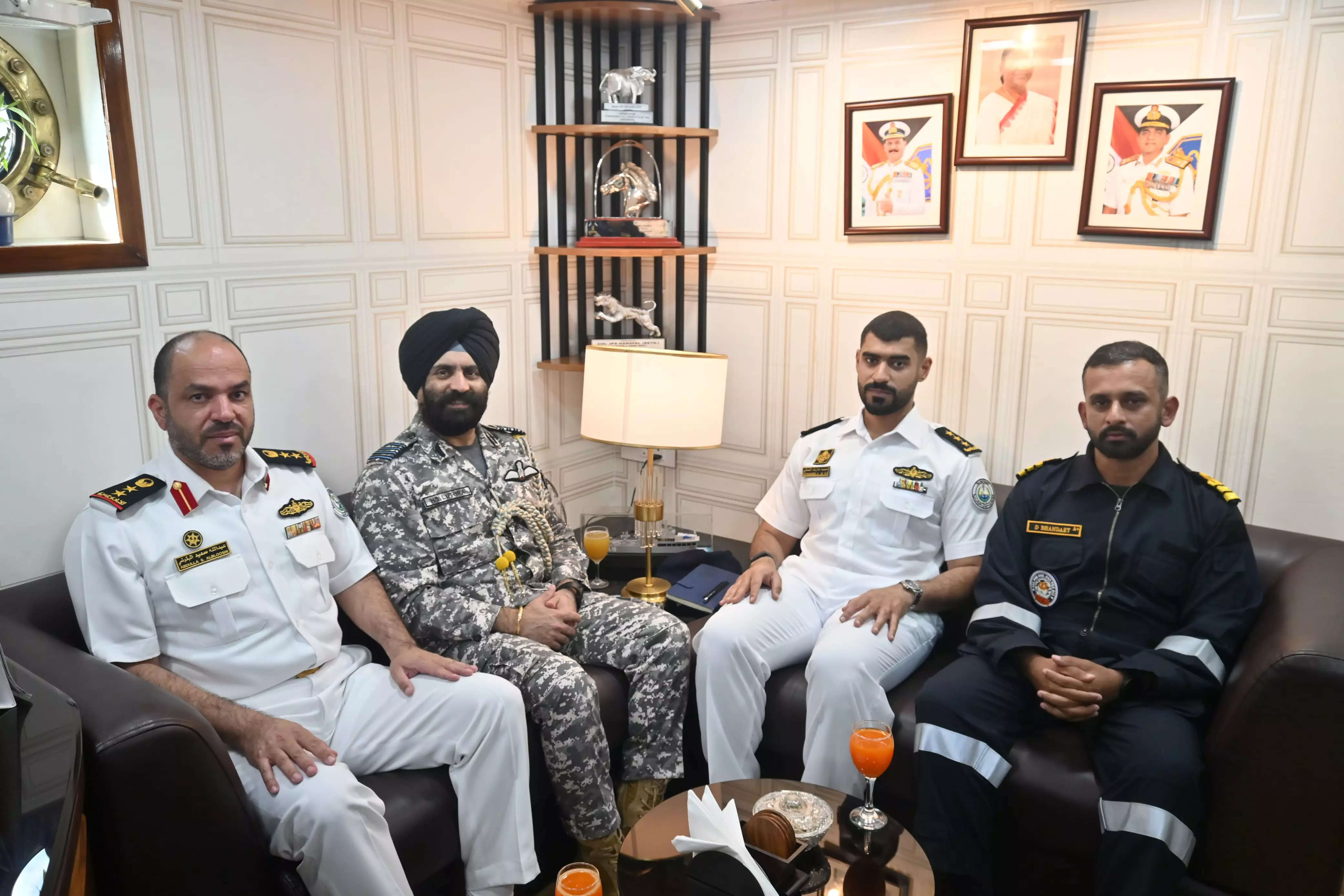 <p>Aimed at enhancing naval cooperation and augmenting interoperability, Indian Navy is set to engage with the Royal Bahrain Naval Forces (RBNF) on various domains of maritime ops and best shared practices. </p>