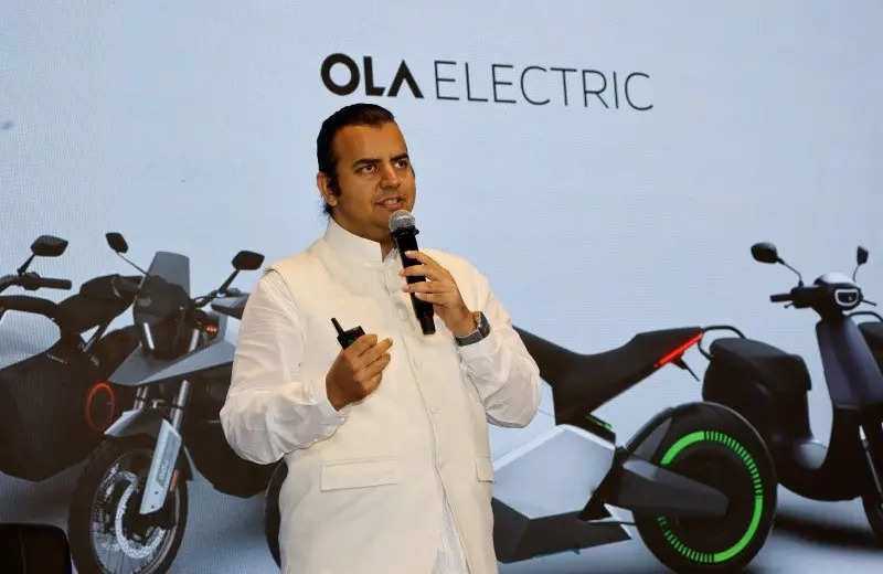 <p>Bhavish Aggarwal, CEO and founder of Ola Electric</p>