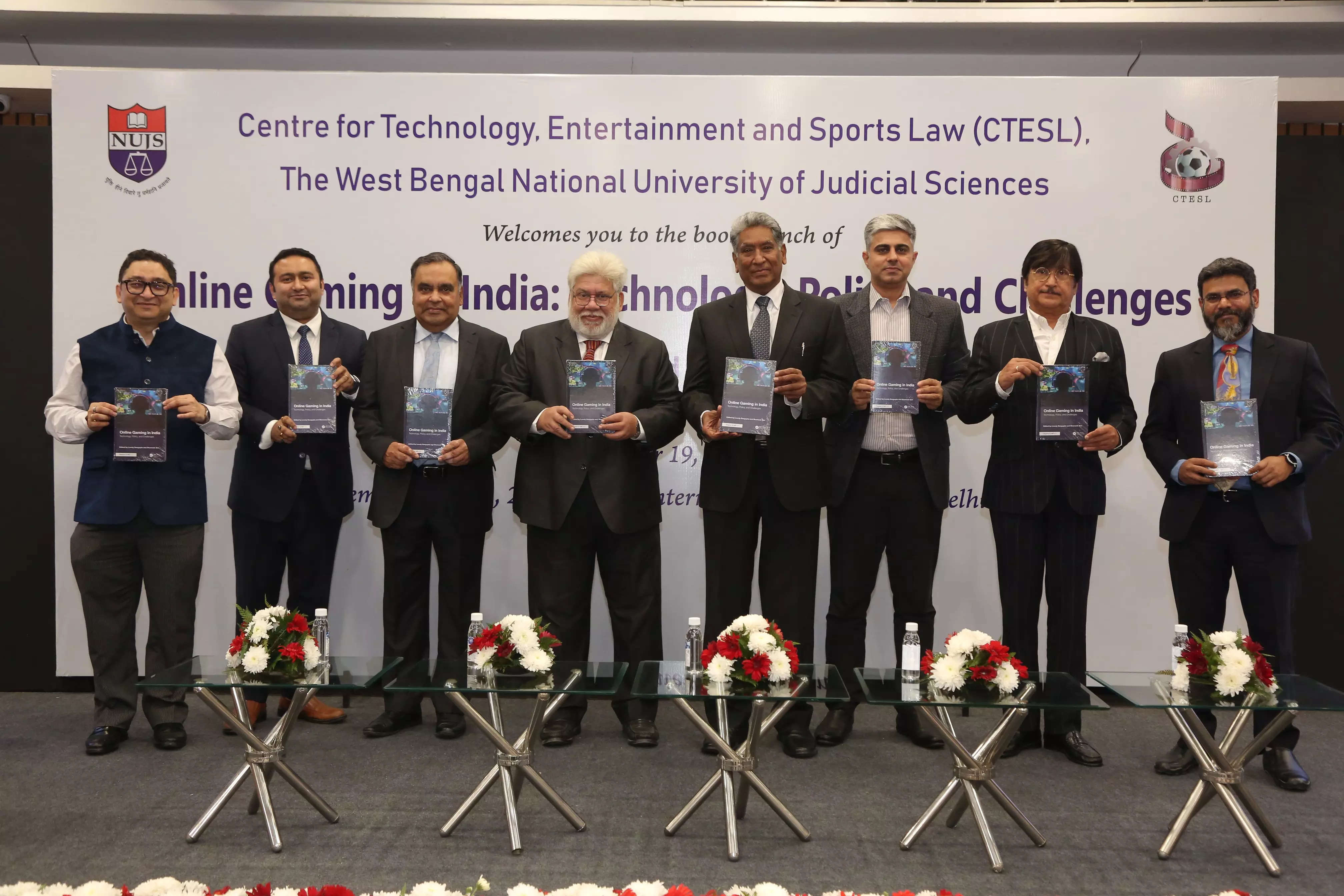 <p>The National University of Juridical Sciences (NUJS) has launched '<i>Online Gaming in India: Technology, Policy, and Challenges'</i>, a book edited by Prof. Dr. Shameek Sen and Prof. Dr. Lovely Dasgupta, offering insights into its technological advancements, regulatory frameworks, and policy complexities. The book is published by Chapman & Hall, UK. </p>