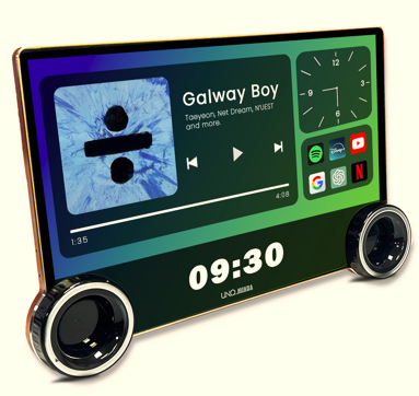 <p>The system is powered by an octa-core processor for efficient performance and multitasking. It boasts a QLED resolution of 2000 x 1200p for a crisp display and utilises Digital Signal Processing (DSP) for enhanced audio clarity.</p>