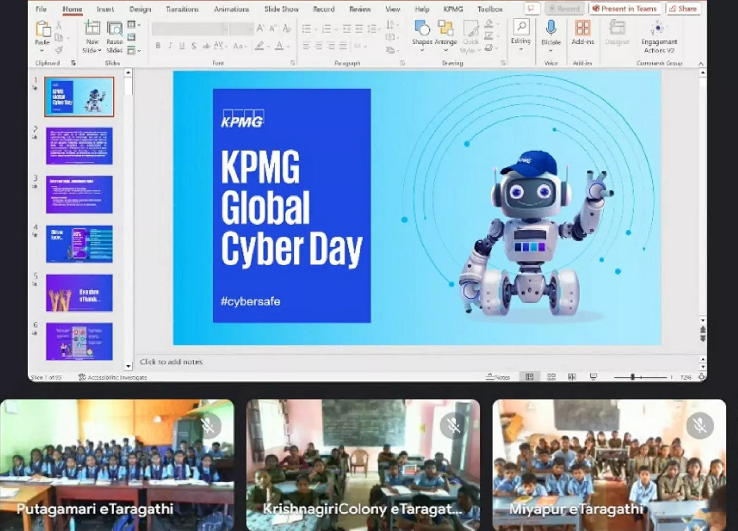 KPMG India, eVidyaloka collaborate to bring cyber awareness to rural classrooms – ET Government