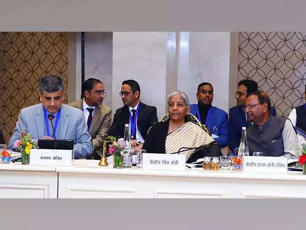 <p>Nirmala Sitharaman chairs 55th GST Council meeting in Jaisalmer</p>