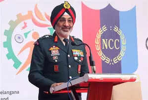 <p>NCC Director General (DG) Lieutenant General Gurbirpal Singh inaugurates 'Idea and Innovation Competition' at the NCC Building in New Delhi on Friday.</p>