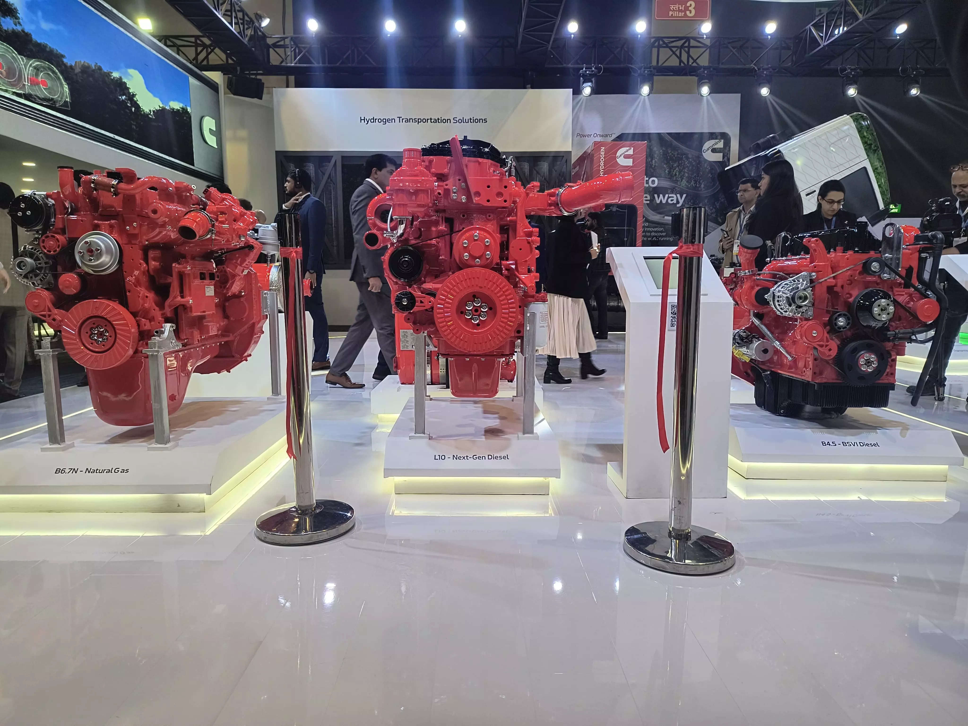 <p>Cummins’ pavilion at Bharat Mandapam, Pragati Maidan, showcased its comprehensive portfolio of low and zero-emission technologies. <br></p>